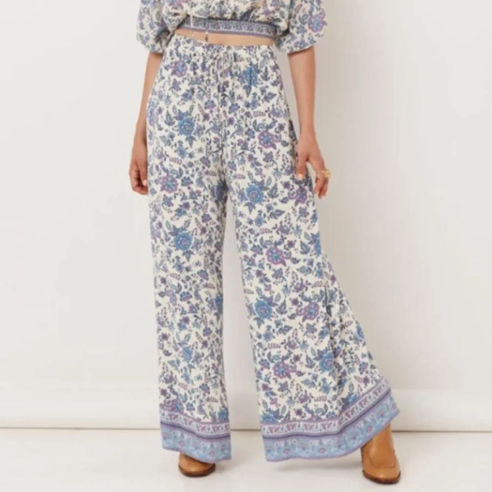 Spell Folk Song Wide Leg Pants - Picture 1 of 5